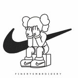 Nike Little Girl - Embroidery Design - FineryEmbroidery