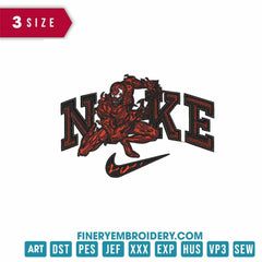 Nike Marvel Carnage - Embroidery Design - FineryEmbroidery