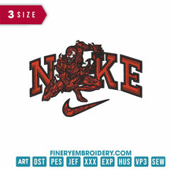 Nike Marvel Carnage - Embroidery Design - FineryEmbroidery