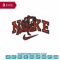 Nike Marvel Carnage  - Embroidery Design - FineryEmbroidery