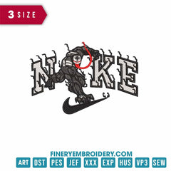 Nike Marvel Venom - Embroidery Design - FineryEmbroidery