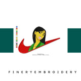 Nike Mulan Embroidery Design - FineryEmbroidery