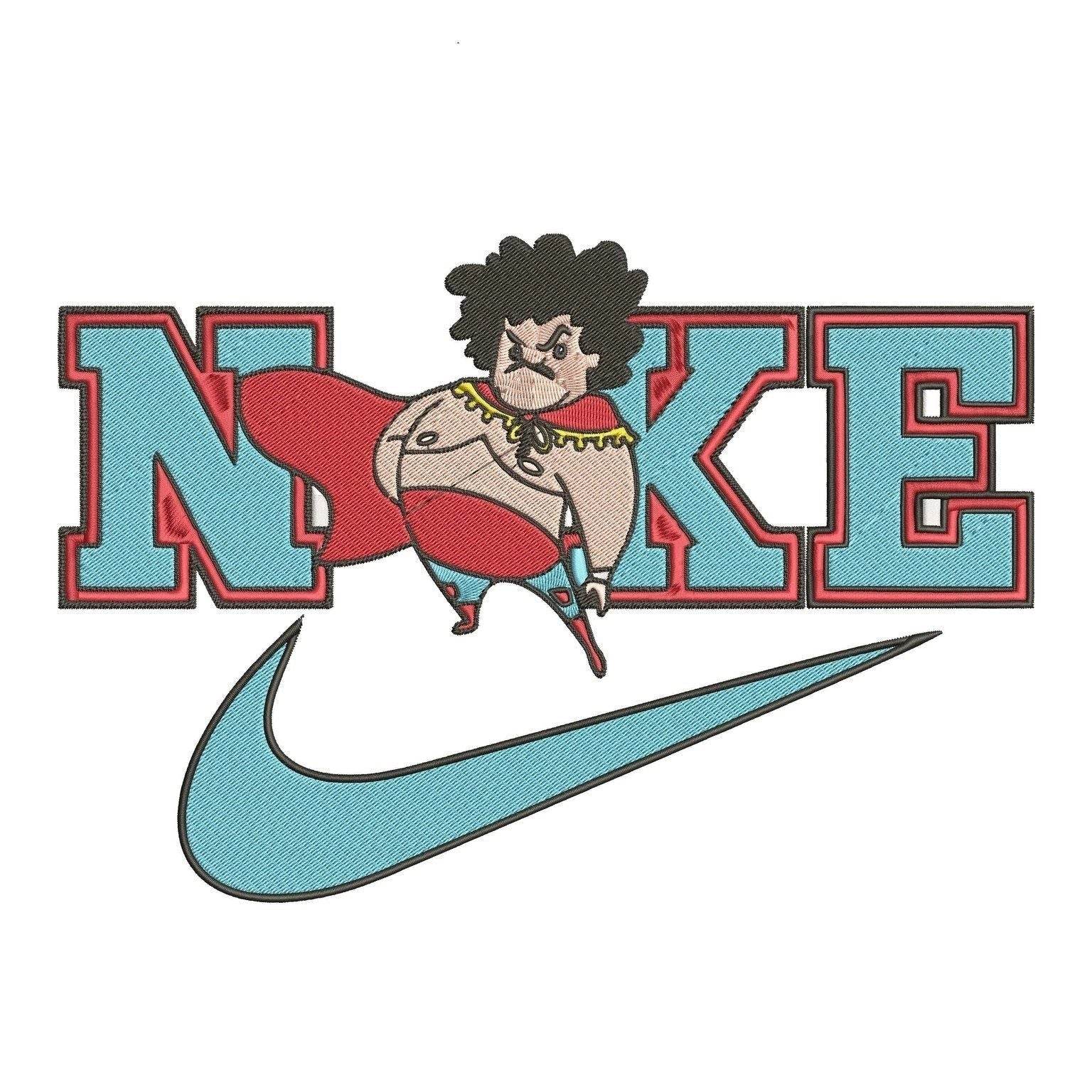 Nike Nacho Libre Character - Embroidery Design - FineryEmbroidery