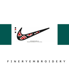 Nike Naruto Nube Embroidery Design - FineryEmbroidery