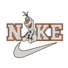 Nike Olaf - Embroidery Design - FineryEmbroidery