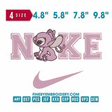 Nike Pink Stitch - Embroidery Design - FineryEmbroidery