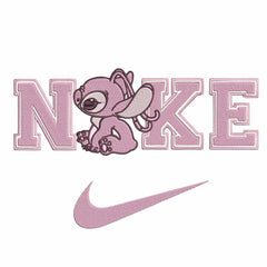 Nike Pink Stitch - Embroidery Design - FineryEmbroidery