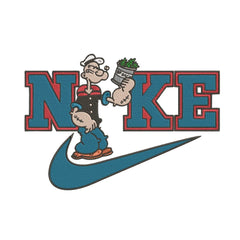 Nike Popeye - Embroidery Design - FineryEmbroidery