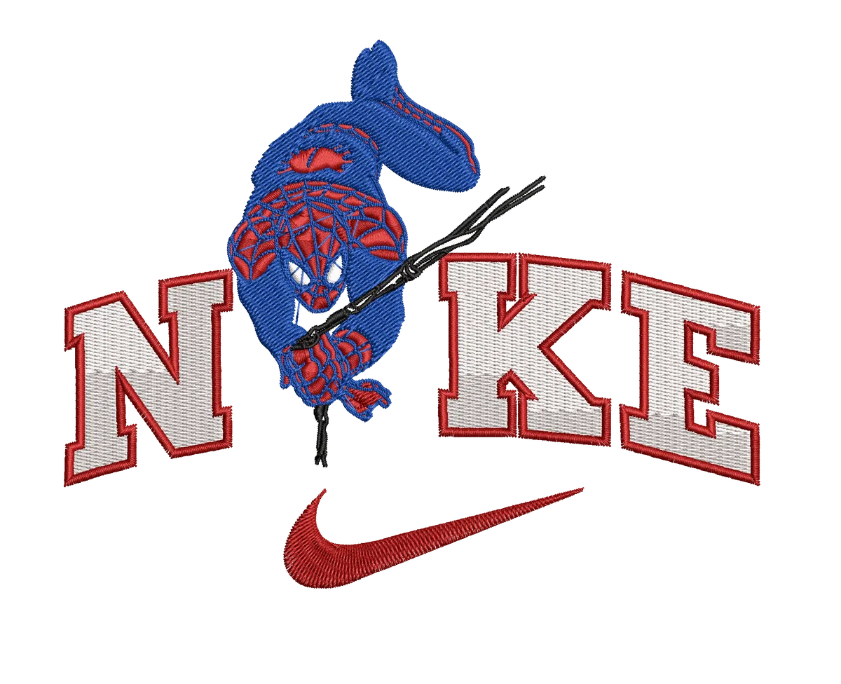 Nike Spiderman 10 - Embroidery Design - FineryEmbroidery
