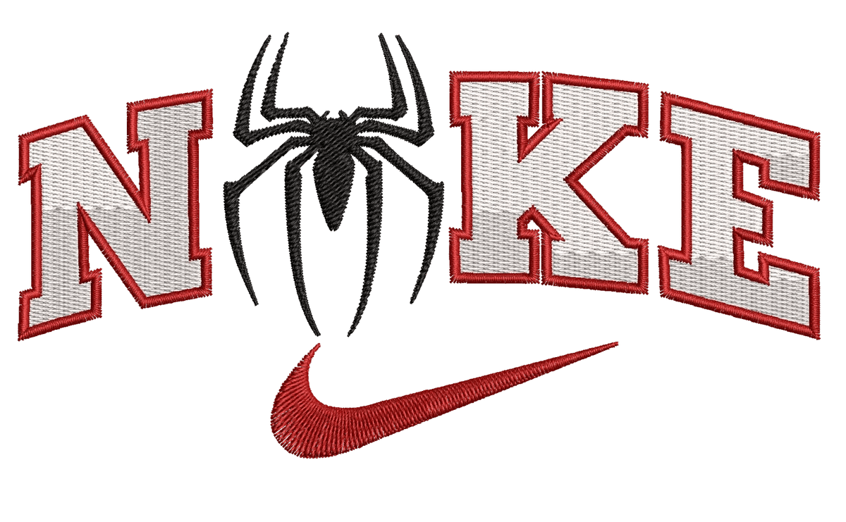 Nike Spiderman 3 - Embroidery Design - FineryEmbroidery