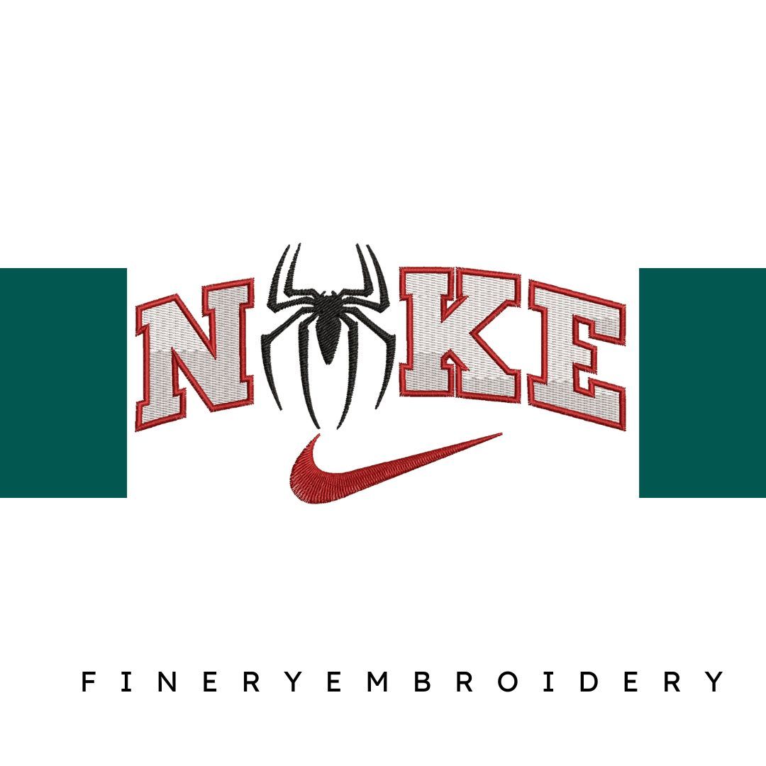 Nike Spiderman 3 - Embroidery Design - FineryEmbroidery