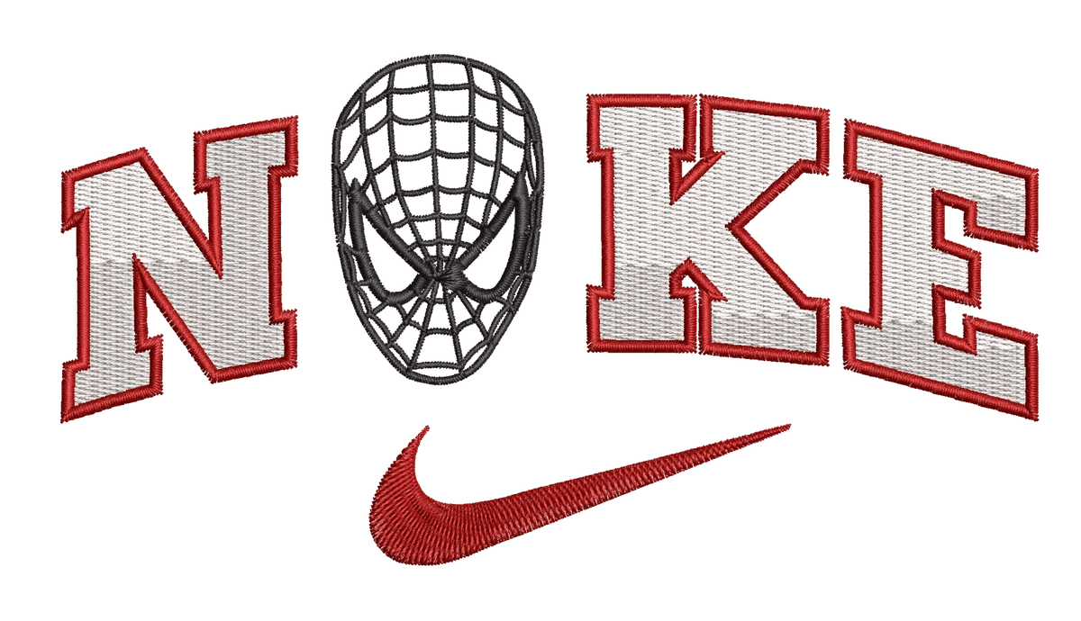 Nike Spiderman 5 - Embroidery Design - FineryEmbroidery