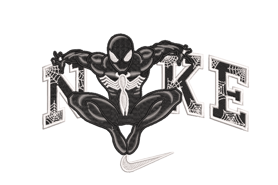 Nike Spiderman Anime 2- Embroidery Design - FineryEmbroidery