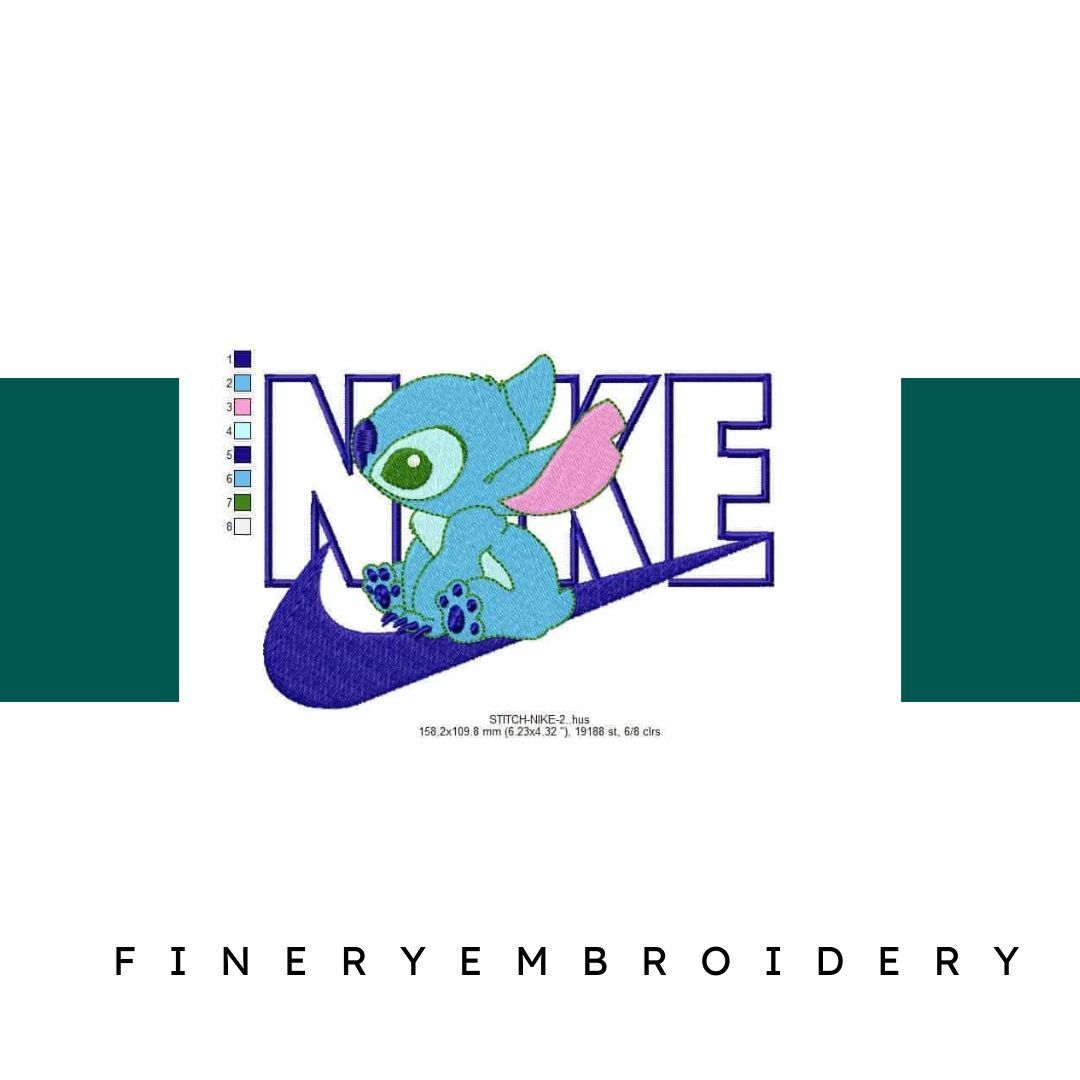 Nike Stitch 2 Embroidery Design - FineryEmbroidery