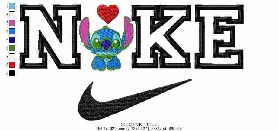 Nike Stitch 3 Embroidery Design