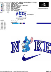 Nike Stitch Embroidery Design - FineryEmbroidery