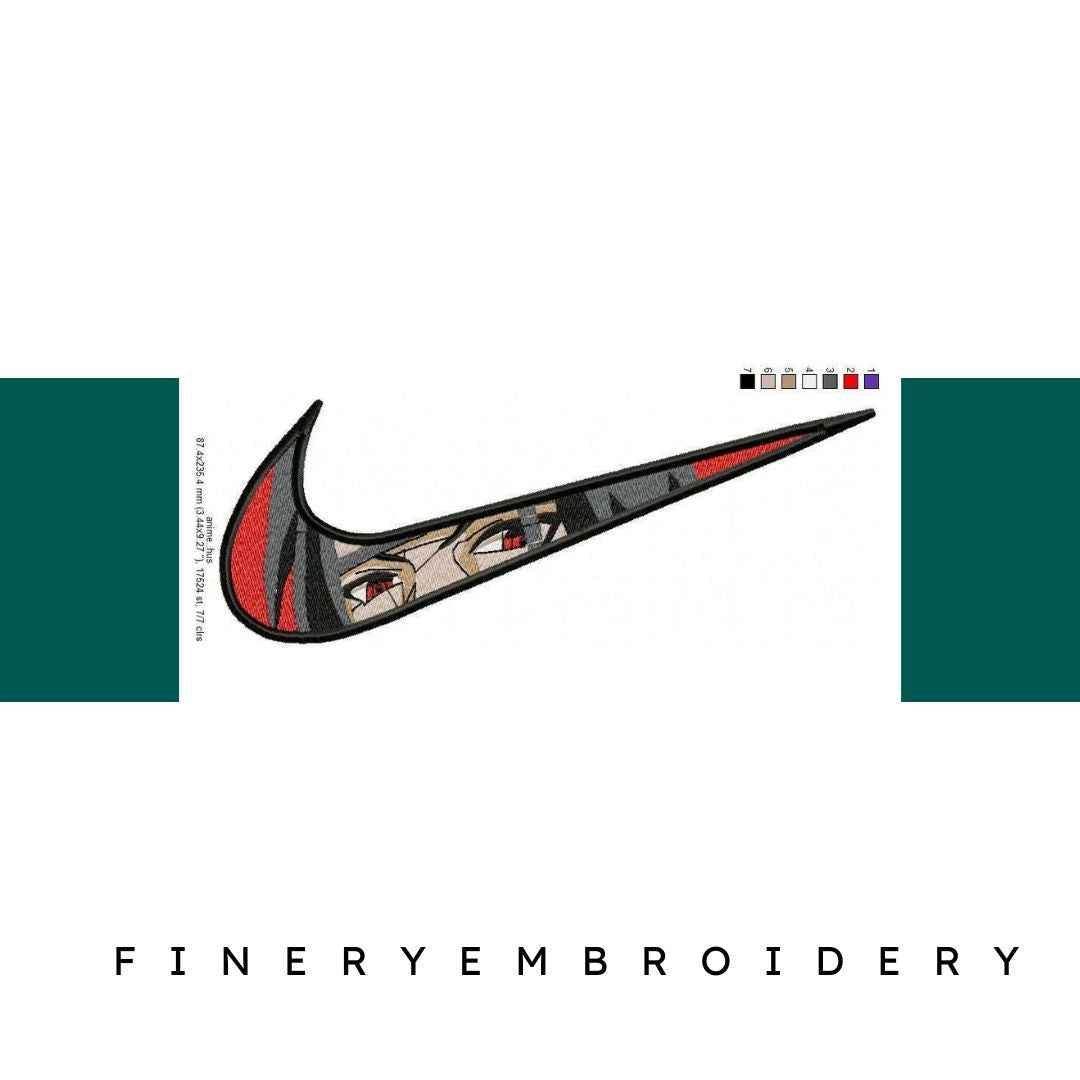 Nike Swoosh 2 Embroidery Design