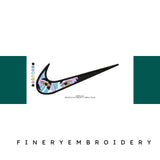 Nike Swoosh Akasa Embroidery Design - FineryEmbroidery