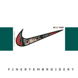 Nike Swoosh Animé_2 Embroidery Design - FineryEmbroidery