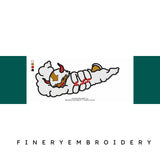 Nike Swoosh Avatar Appa Embroidery Design - FineryEmbroidery