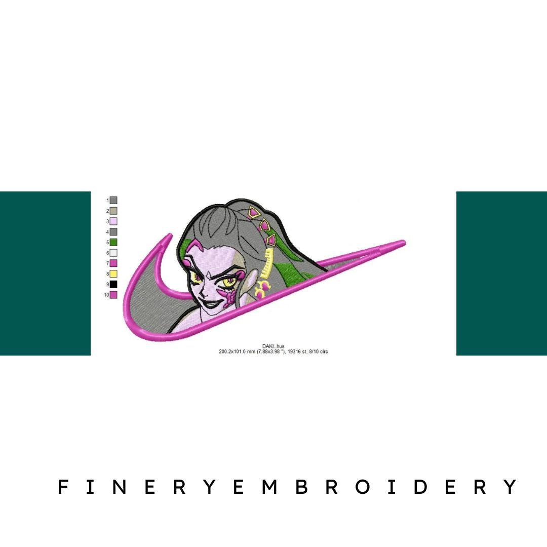 Nike Swoosh Daki Embroidery Design - FineryEmbroidery