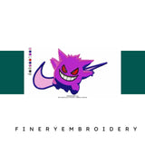 Nike Swoosh Gengar Embroidery Design - FineryEmbroidery