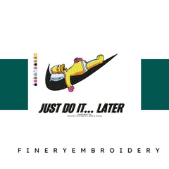 Nike Swoosh Gomer Embroidery Design - FineryEmbroidery