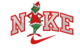 Nike Swoosh Grinch Embroidery Design - FineryEmbroidery