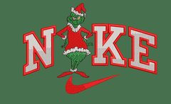 Nike Swoosh Grinch Embroidery Design