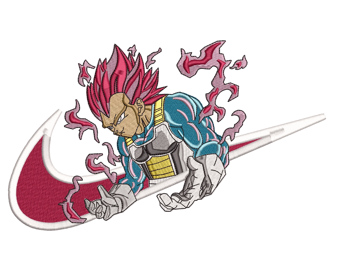 Nike Swooth Vegeta Ultra Embroidery Design - FineryEmbroidery