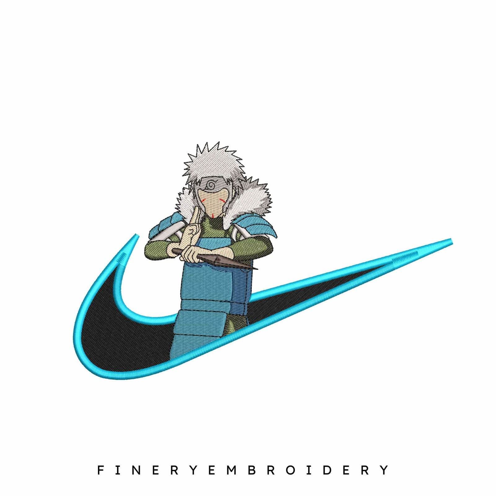 Nike Tobirama Naruto- - Embroidery Design - FineryEmbroidery