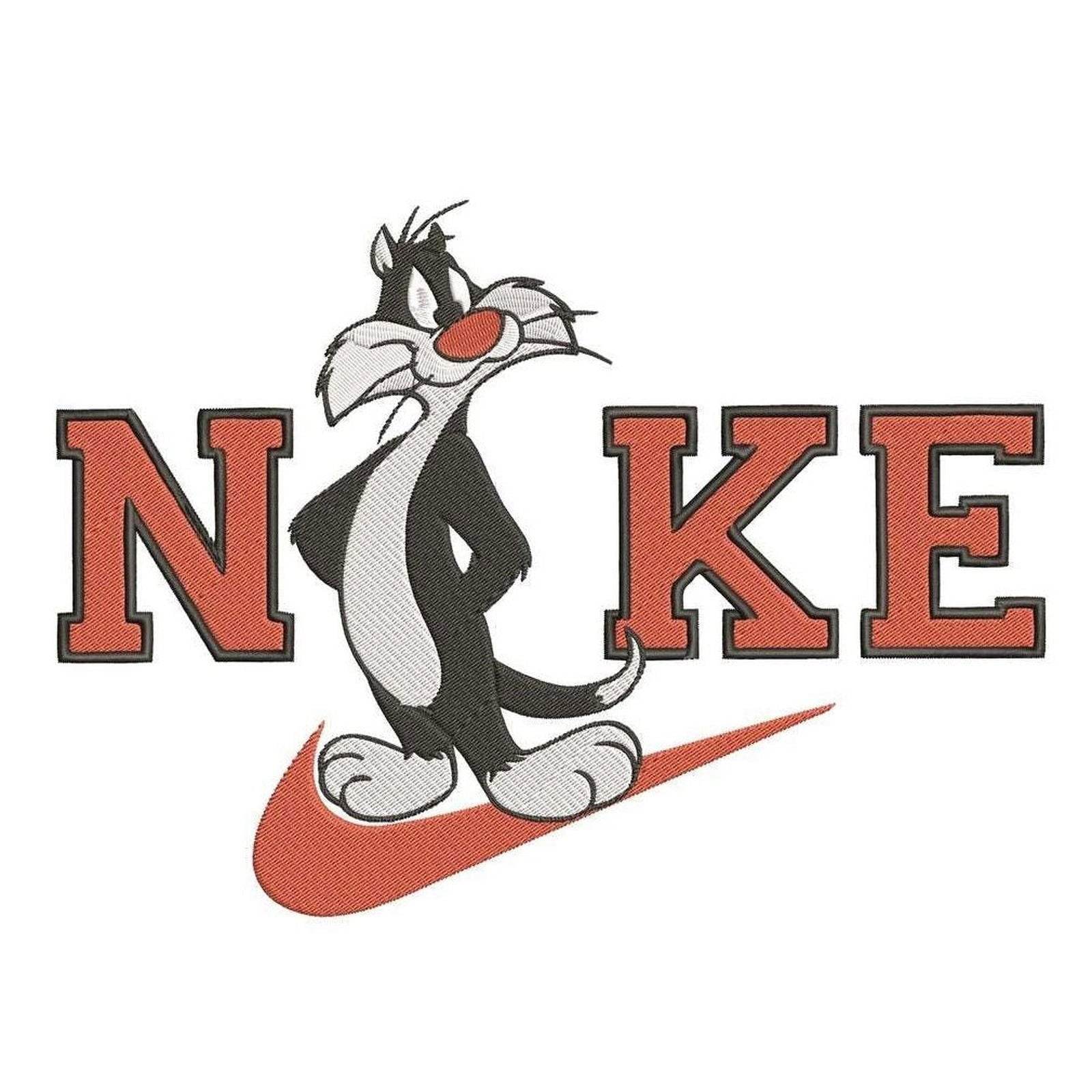 Nike Tweety and Sylvester - Embroidery Design - FineryEmbroidery