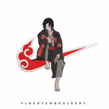 Nike Uchiha Itachi - Embroidery Design - FineryEmbroidery