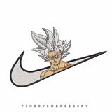 Nike X Goku - Embroidery Design - FineryEmbroidery