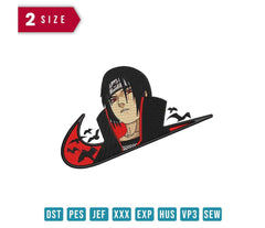 Nike Itachi Embroidery Design | Machine Embroidery Pattern Download