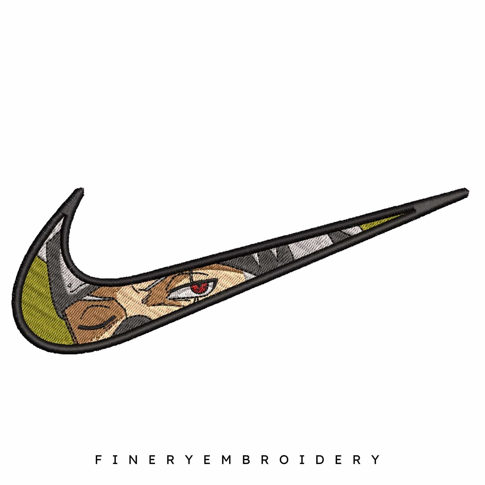 Nike X Kakashi- Embroidery Design - FineryEmbroidery