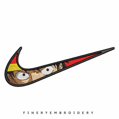 Nike X Luffy - Embroidery Design - FineryEmbroidery