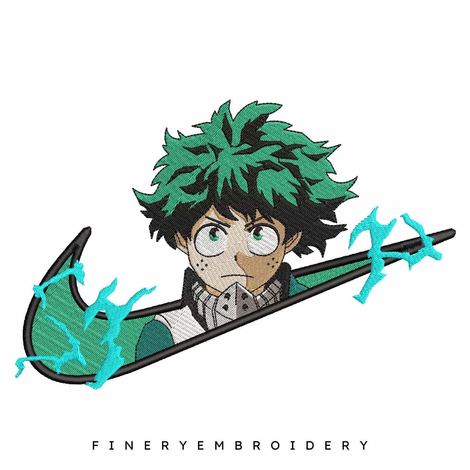 Nike X Midoriya - Embroidery Design - FineryEmbroidery