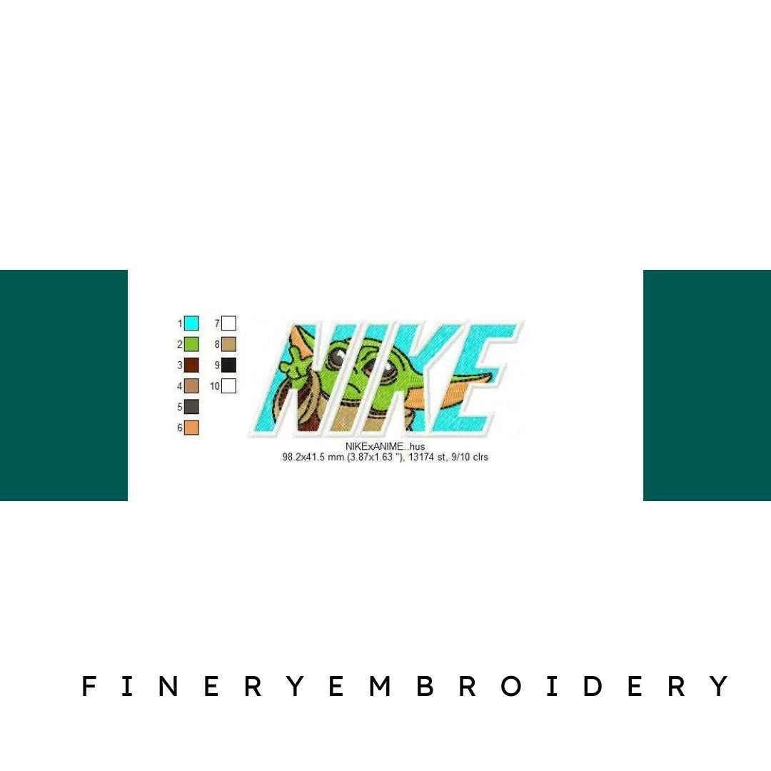 Nike X  Embroidery Design