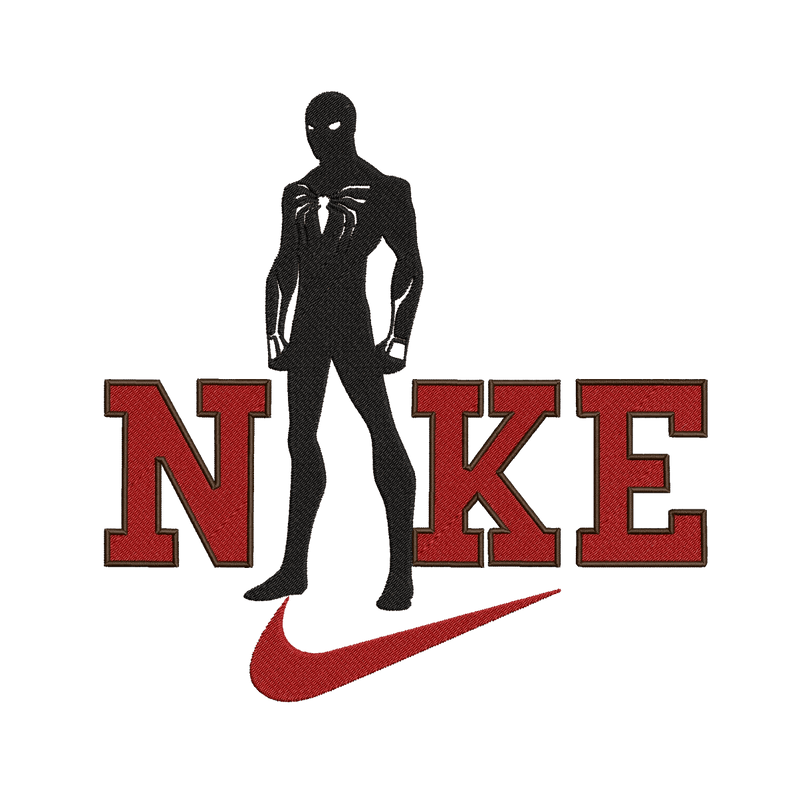 Nike and Spiderman 6 - Embroidery Design - FineryEmbroidery