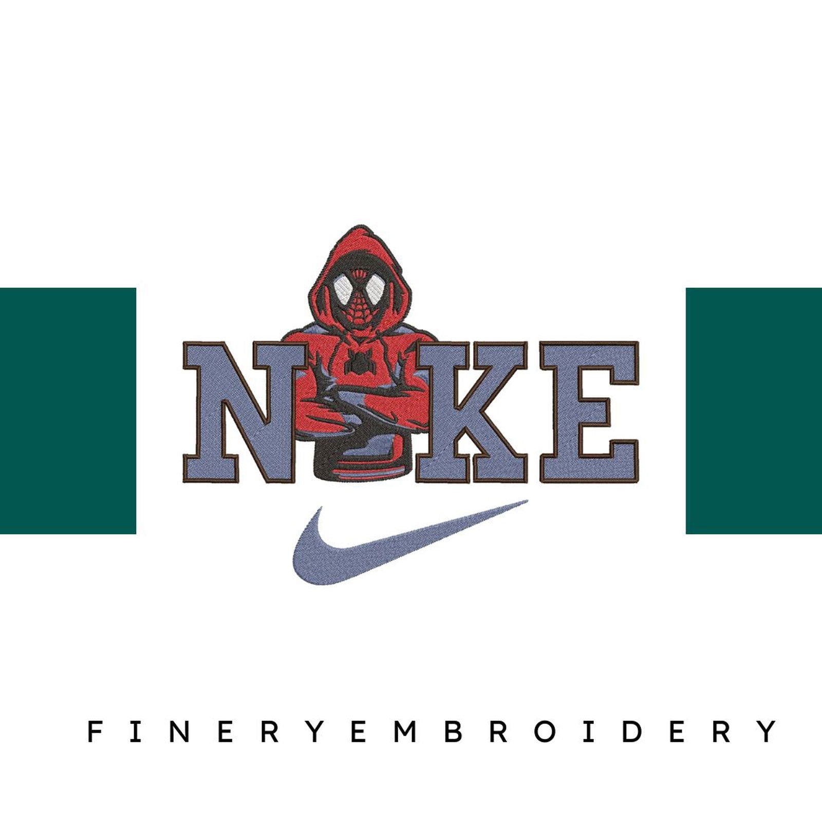 Nike and Spiderman 7 - Embroidery Design - FineryEmbroidery