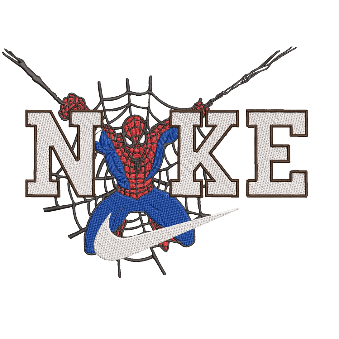 Nike and Spiderman 8 - Embroidery Design - FineryEmbroidery