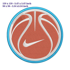 Nike balloon logo - Embroidery Design - FineryEmbroidery