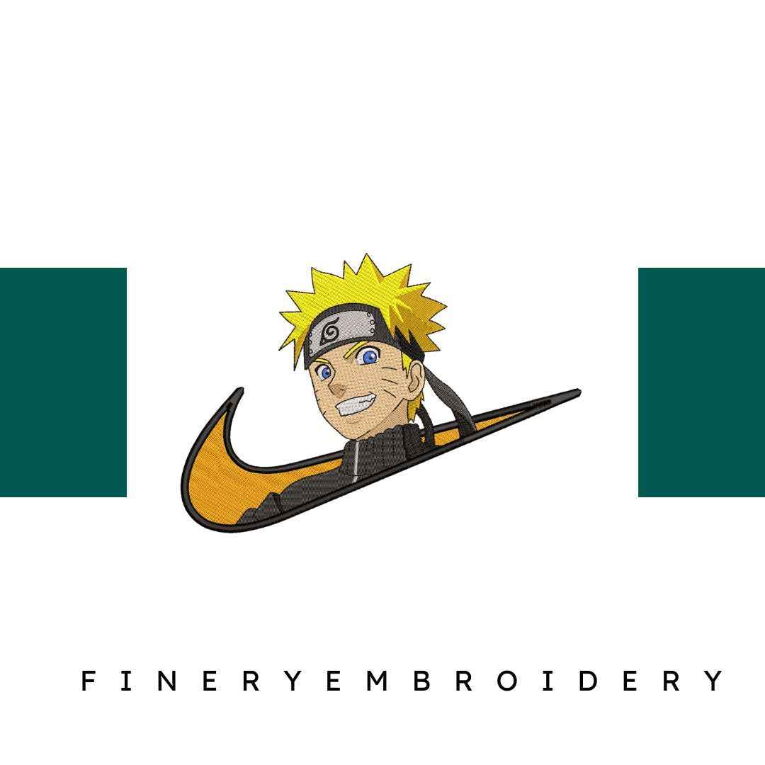 Nike x Naruto 2 Embroidery Design