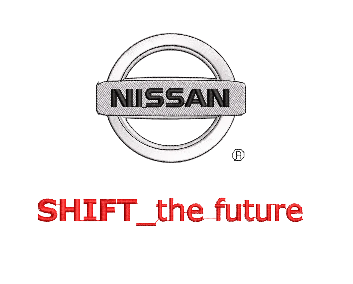 Nissan 3 - Embroidery Design - FineryEmbroidery