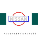 Nissan 4 - Embroidery Design - FineryEmbroidery