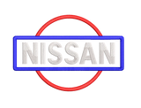 Nissan 4 - Embroidery Design - FineryEmbroidery