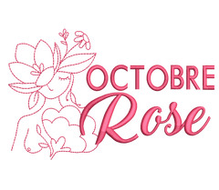 Pink October Embroidery Design Pack – 3 Breast Cancer Awareness Designs - Multiple Languages