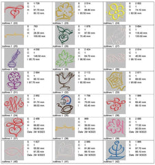 Outline borders: Embroidery Design Pack - FineryEmbroidery