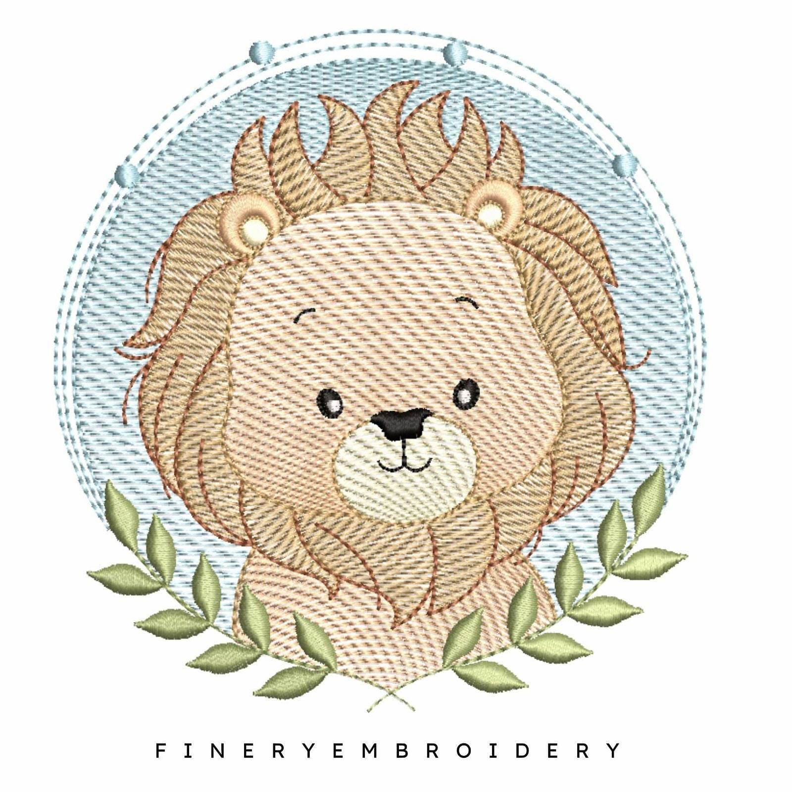 Pack - 15 designs Wild animal and safari-themed - Embroidery Designs - FineryEmbroidery